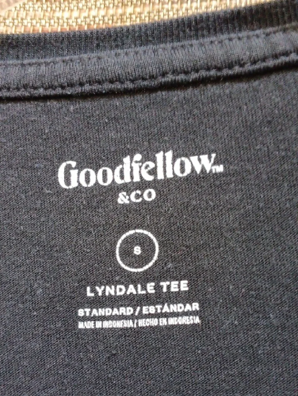 Goodfellow & Co Black Short Sleeve Crewneck Tee